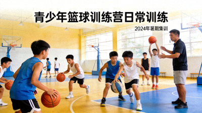 青少年篮球培训新闻图片，展示青少年在篮球训练营中的训练场景